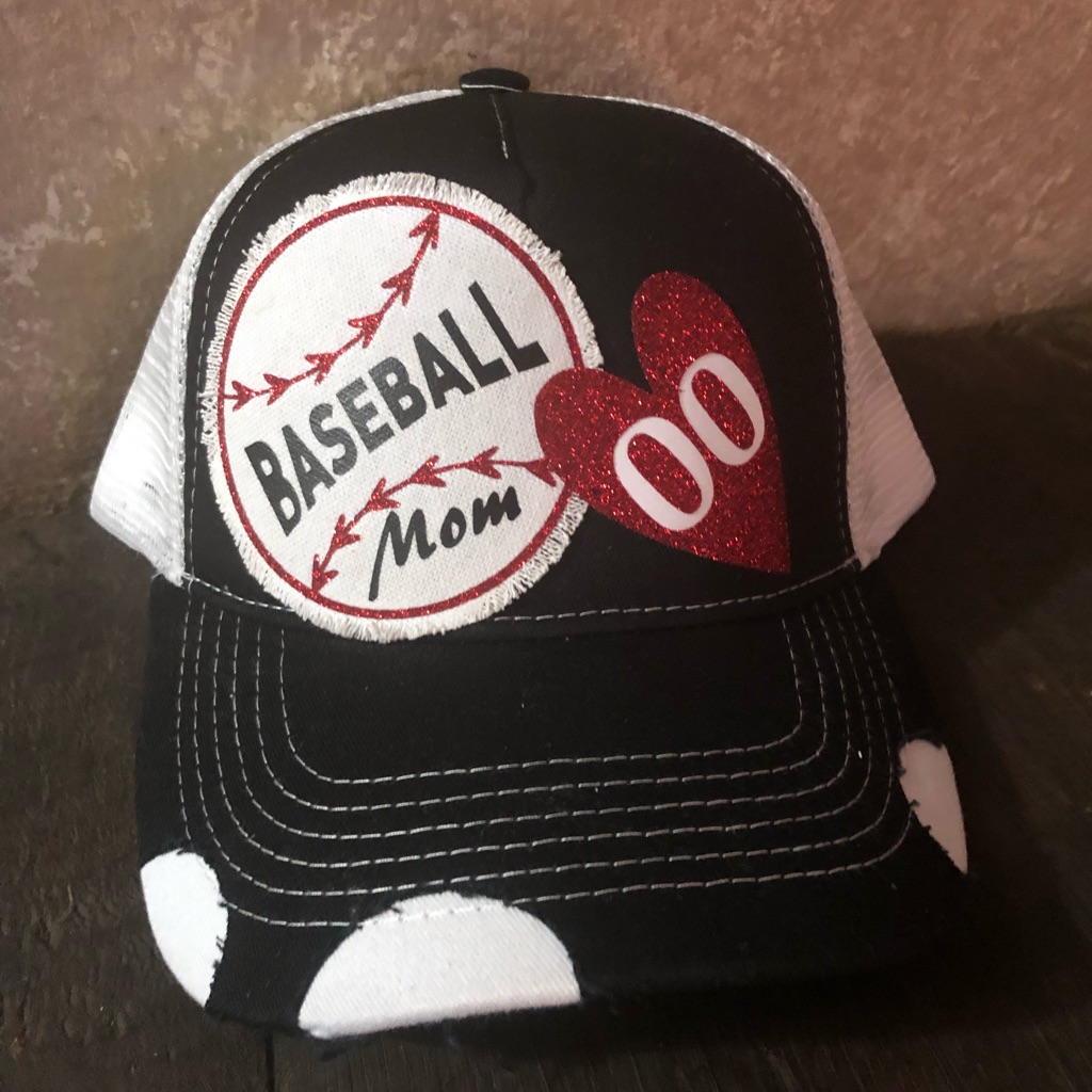 Baseball Mom Patch Hat